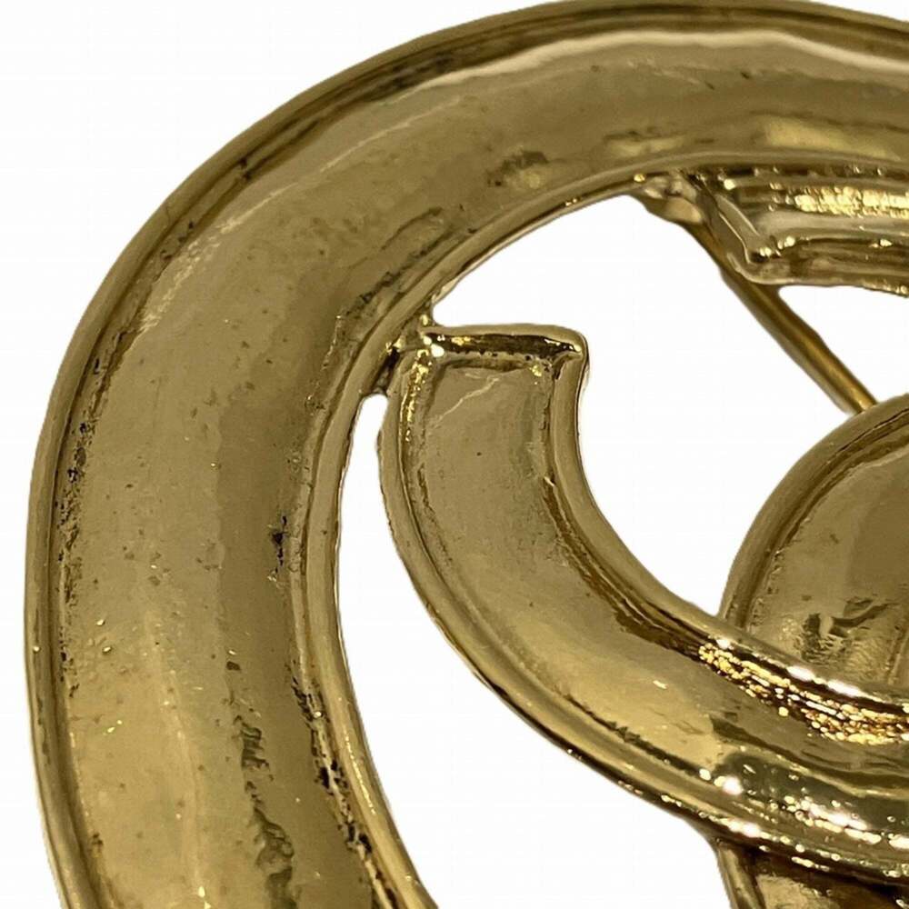 CHANEL Authentic Gold Brooch - Picture 5 of 9